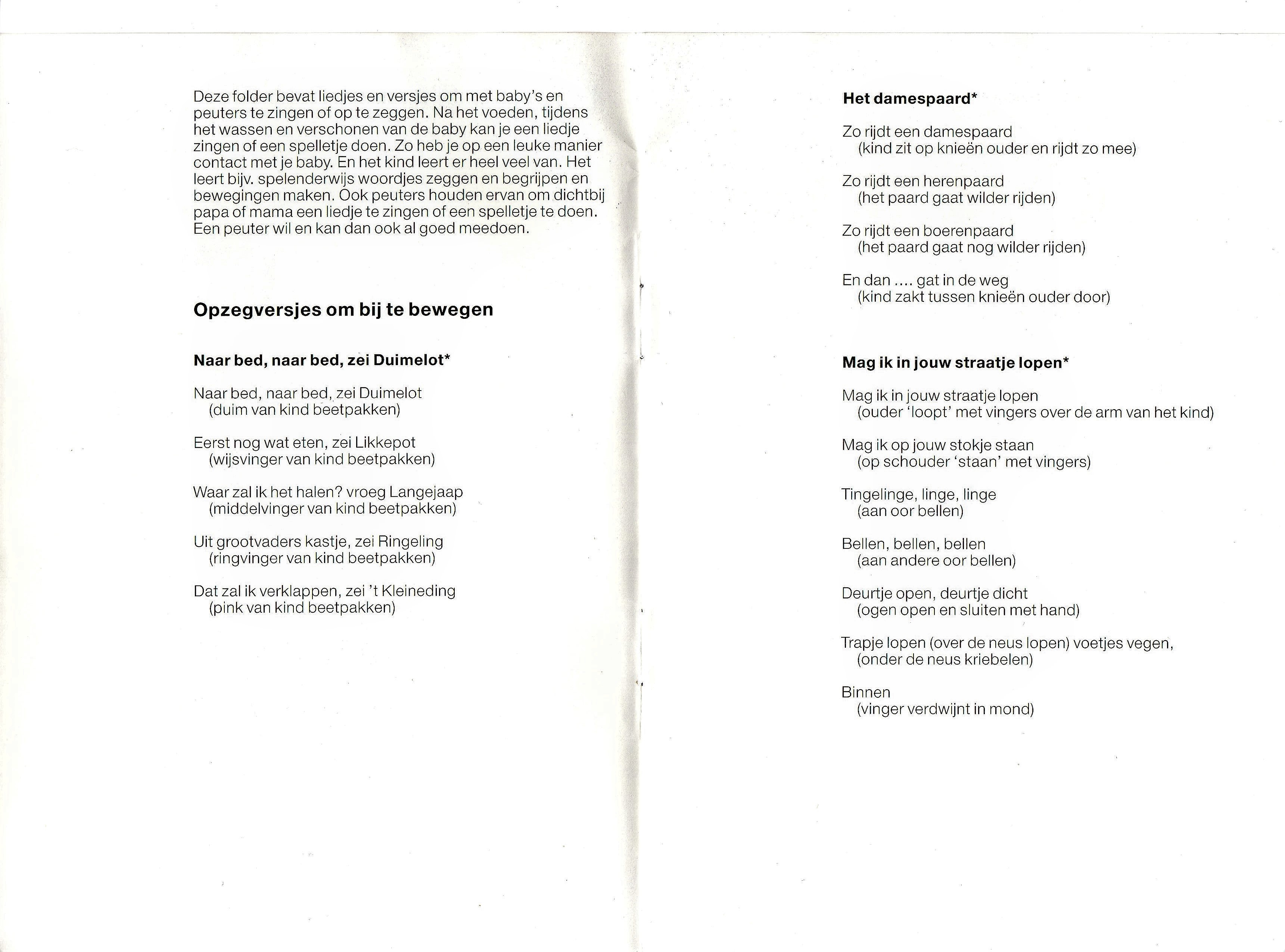 Baby- en peuterliedjes uit 1989. – Heel Holland zingt